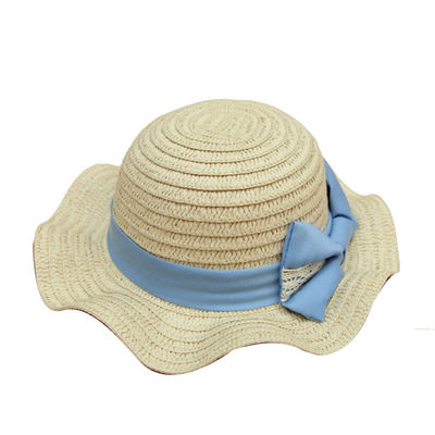 Цвет Pantone широко наполняется до краев логотип шляп пляжа женщин соломенной шляпы изготовленный на заказ