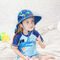 Шляпы ведра детей щитка шеи SGS широкие наполняются до краев для пляжа лета