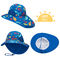 Шляпы ведра детей щитка шеи SGS широкие наполняются до краев для пляжа лета