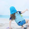 Предохранение от шляп UPF 50+ Солнца ведра регулируемых детей голубого цвета