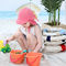Шляпы пляжа детей крышки 46cm шеи широко наполняются до краев 100% полиэстер UPF 50+