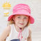 УЛЬТРАФИОЛЕТОВЫЕ устойчивые 50+ UPF широко наполняются до краев шляпы Солнца детей ультрафиолетовые с щитком 43cm шеи 55cm