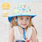 Шляпы ведра флористического пляжа лета ODM OEM на открытом воздухе с щитком шеи