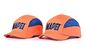 Оранжевая шляпа с голубой крышкой рему CE EN812 пропуска крышки рему безопасности вышивки небольшой qty