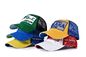 Сплетенные изогнутые бейсбольные кепки вышивки логотипа заплаты наполняются до краев шляпы 58cm бежать